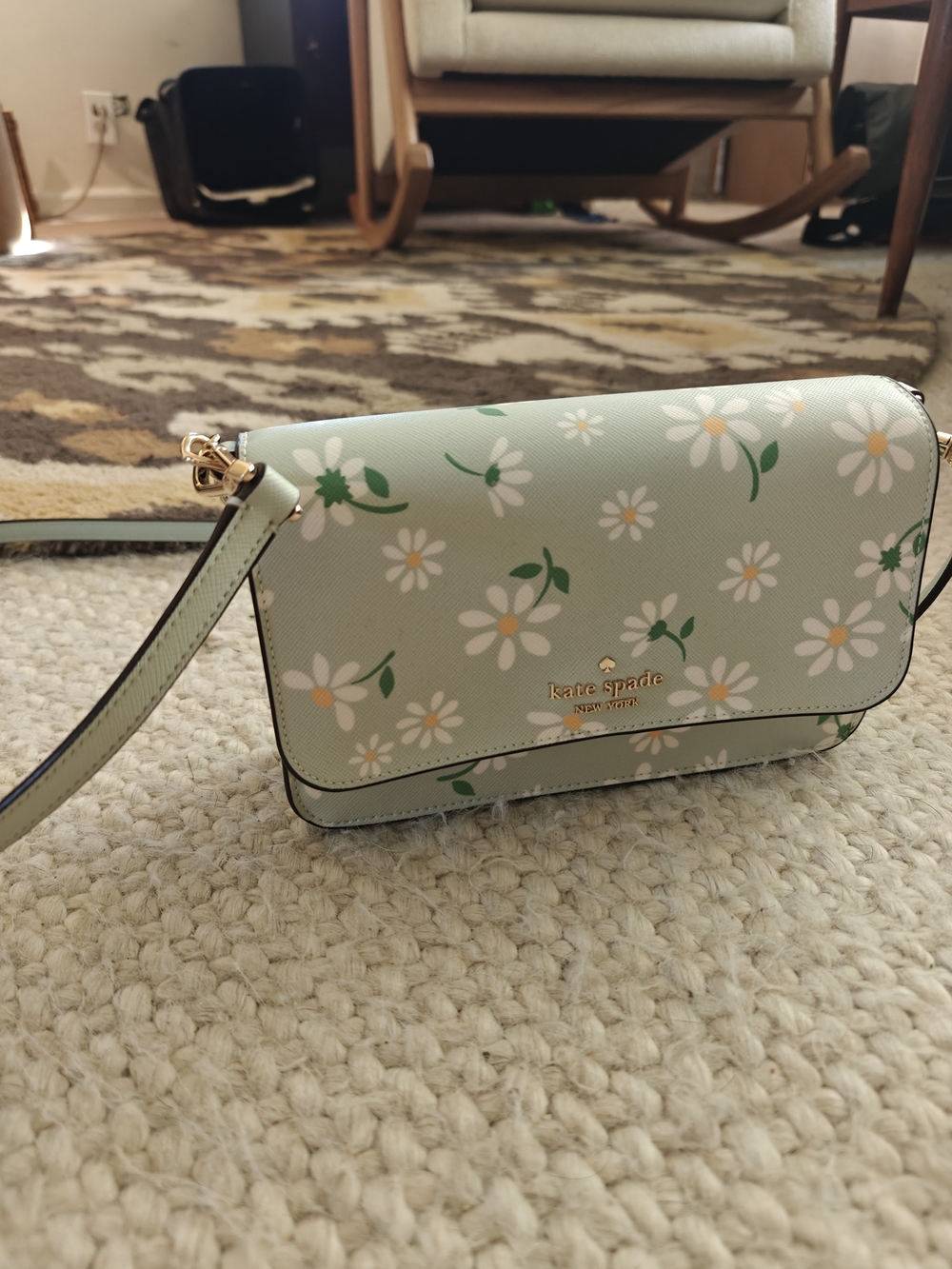 Kate Spade Madison Day Tripper Daisy Small Flap Crossbody & Wallet